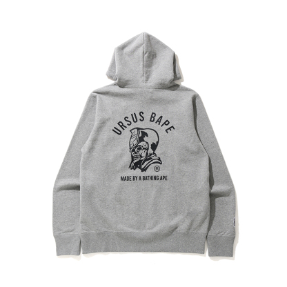 BAPE メンズ 春夏 エイプアーミー刺繍 レタープリント 迷彩柄 フード付きスウェットシャツ