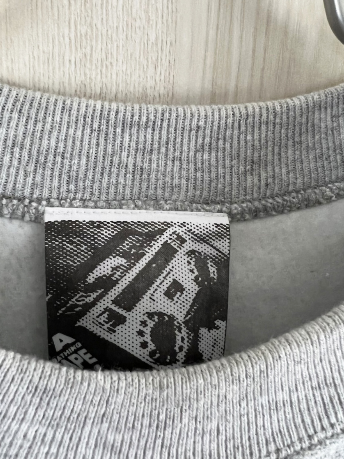 BAPE スウェットシャツ プルオーバー メンズ プラス ベルベット 厚手 純綿 クラシック ストリート アメリカン ストリート スタイル トレンド