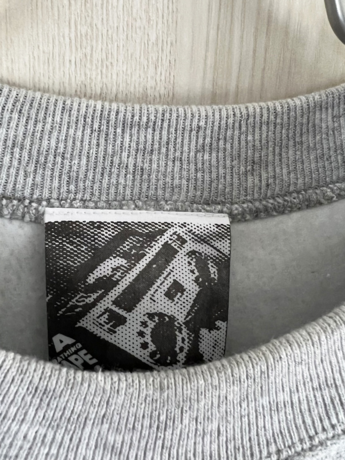 BAPE スウェットシャツ プルオーバー メンズ プラス ベルベット 厚手 純綿 クラシック ストリート アメリカン ストリート スタイル トレンド