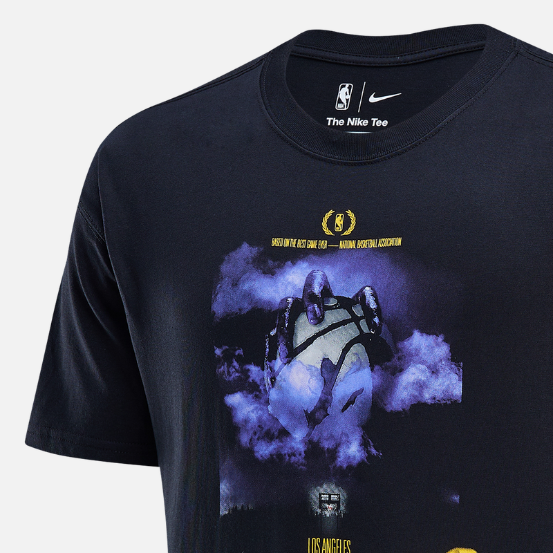 ナイキ Nike ロサンゼルス レイカーズ NBA メンズ Tシャツ 冬 新作 純綿 ニット コットン