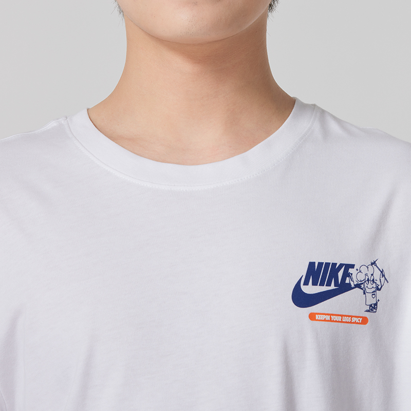 NIKE ナイキ 半袖 メンズ 2025 夏 新作 スポーツ カジュアル ゆったり 漫画 プリント コットン Tシャツ