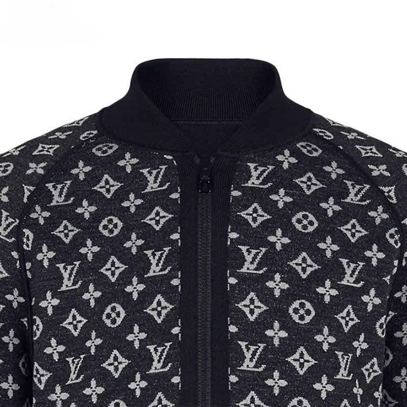 LV/ルイ・ヴィトン メンズ 新作 モノグラム コットン スタンダード 両面スウェットシャツ