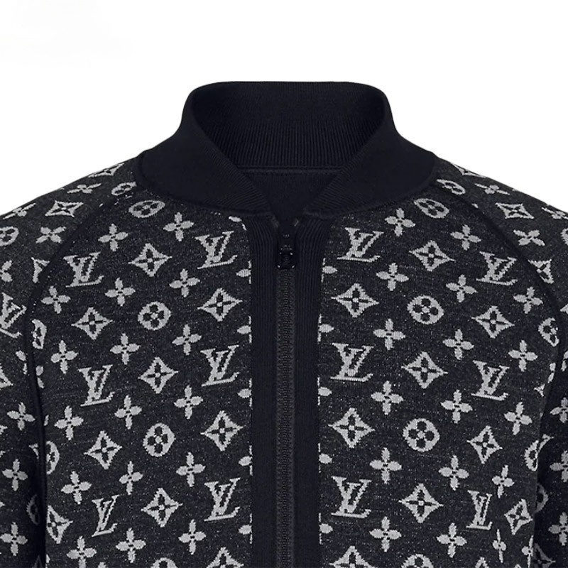 LV/ルイ・ヴィトン メンズ 新作 モノグラム コットン スタンダード 両面スウェットシャツ