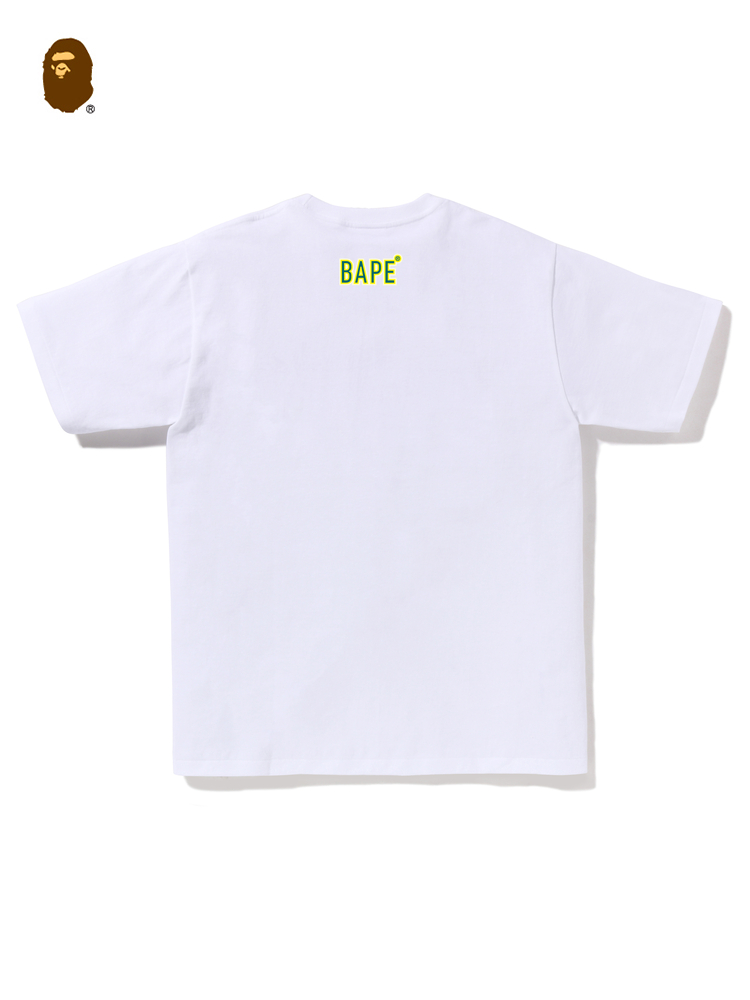 BAPE メンズ 春夏 モンキーアーミー レタープリント 半袖Tシャツ