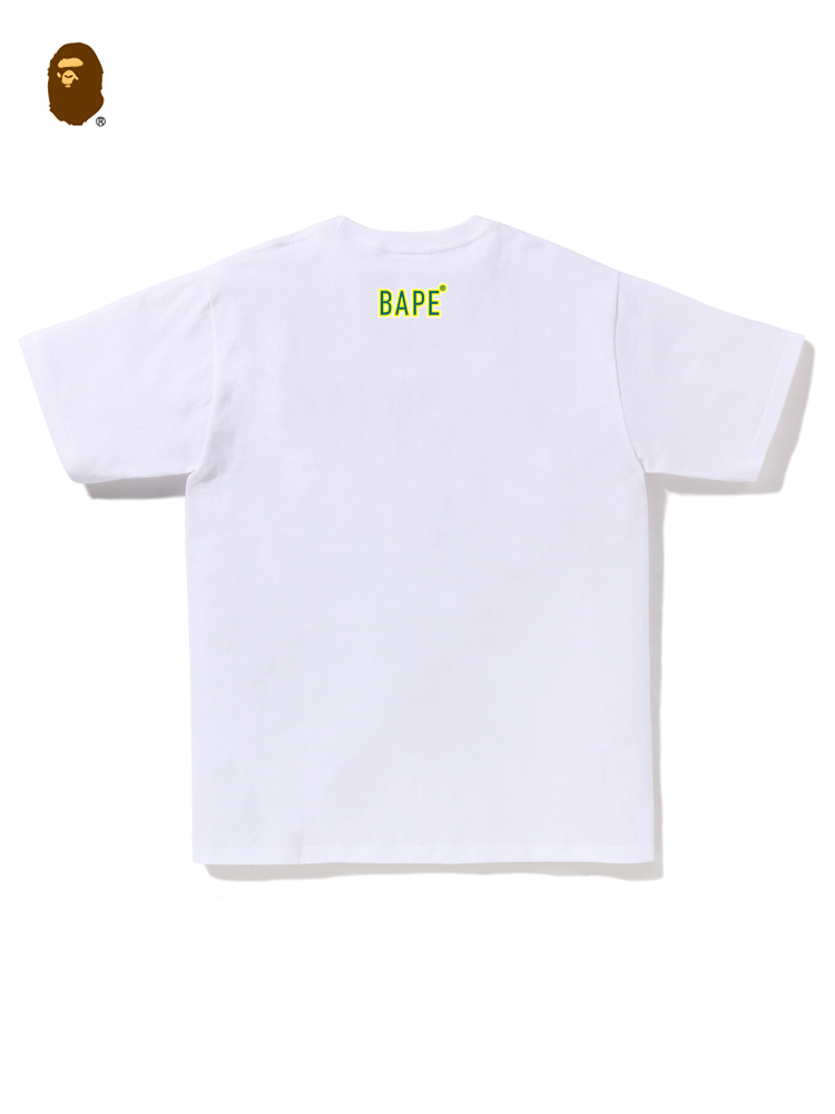BAPE メンズ 春夏 モンキーアーミー レタープリント 半袖Tシャツ