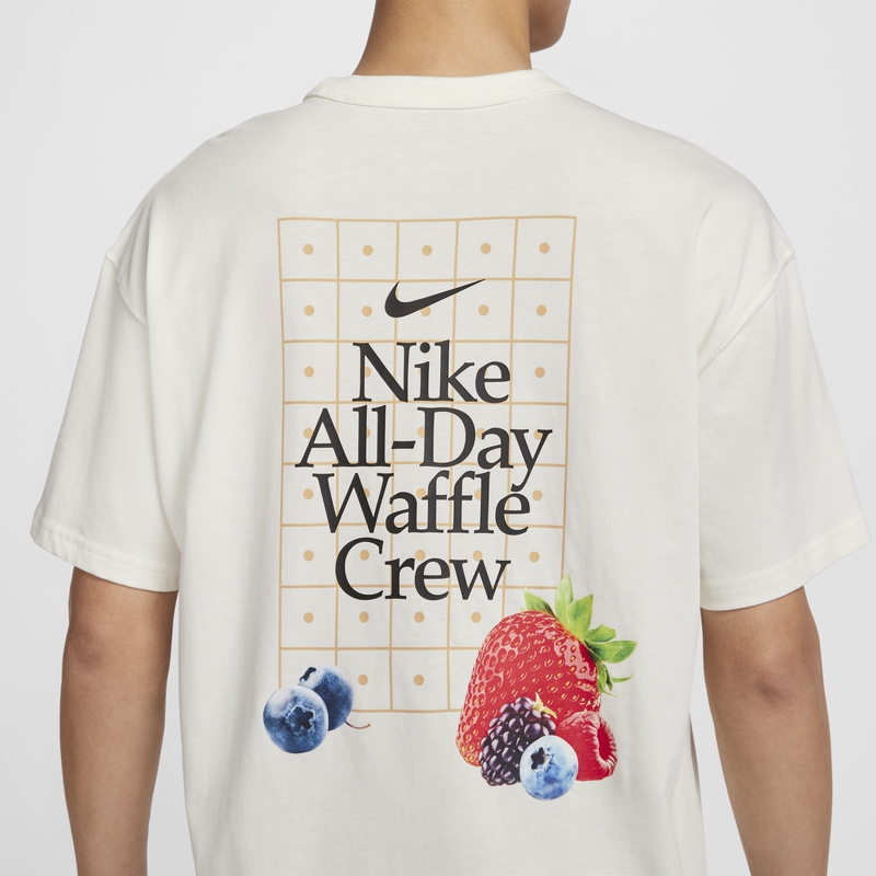 NIKEOUTLETS メンズ 半袖 Tシャツ ゆったり コットン ニット プリント 刺繍