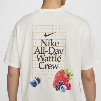 NIKEOUTLETS メンズ 半袖 Tシャツ ゆったり コットン ニット プリント 刺繍