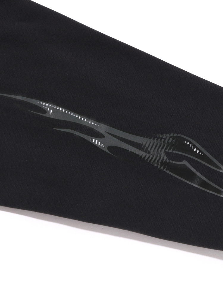 BAPE メンズ 春夏 炎柄プリント 無地 フード付きスウェットシャツ