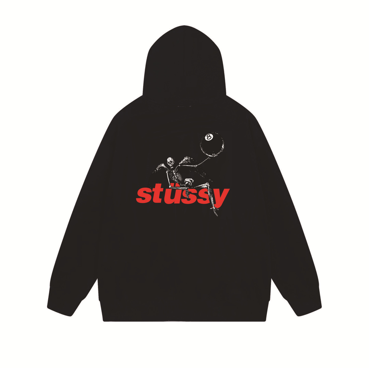【Stussy】アポカリプス ジップフーディ ブラック（Apocalypse Zip Hoodie Black）