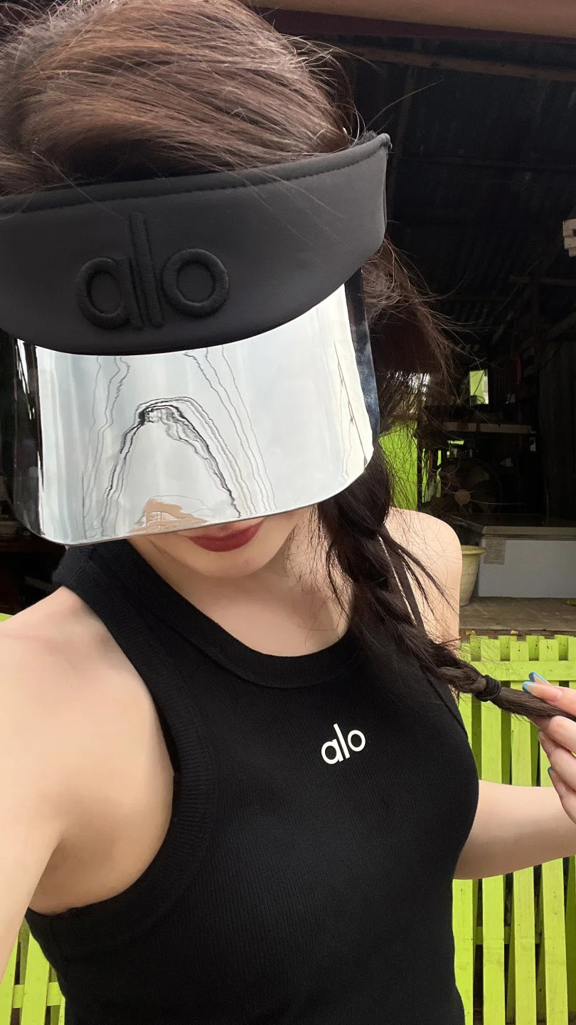 ALO 夏用UVカット ハードトップ サンバイザー帽