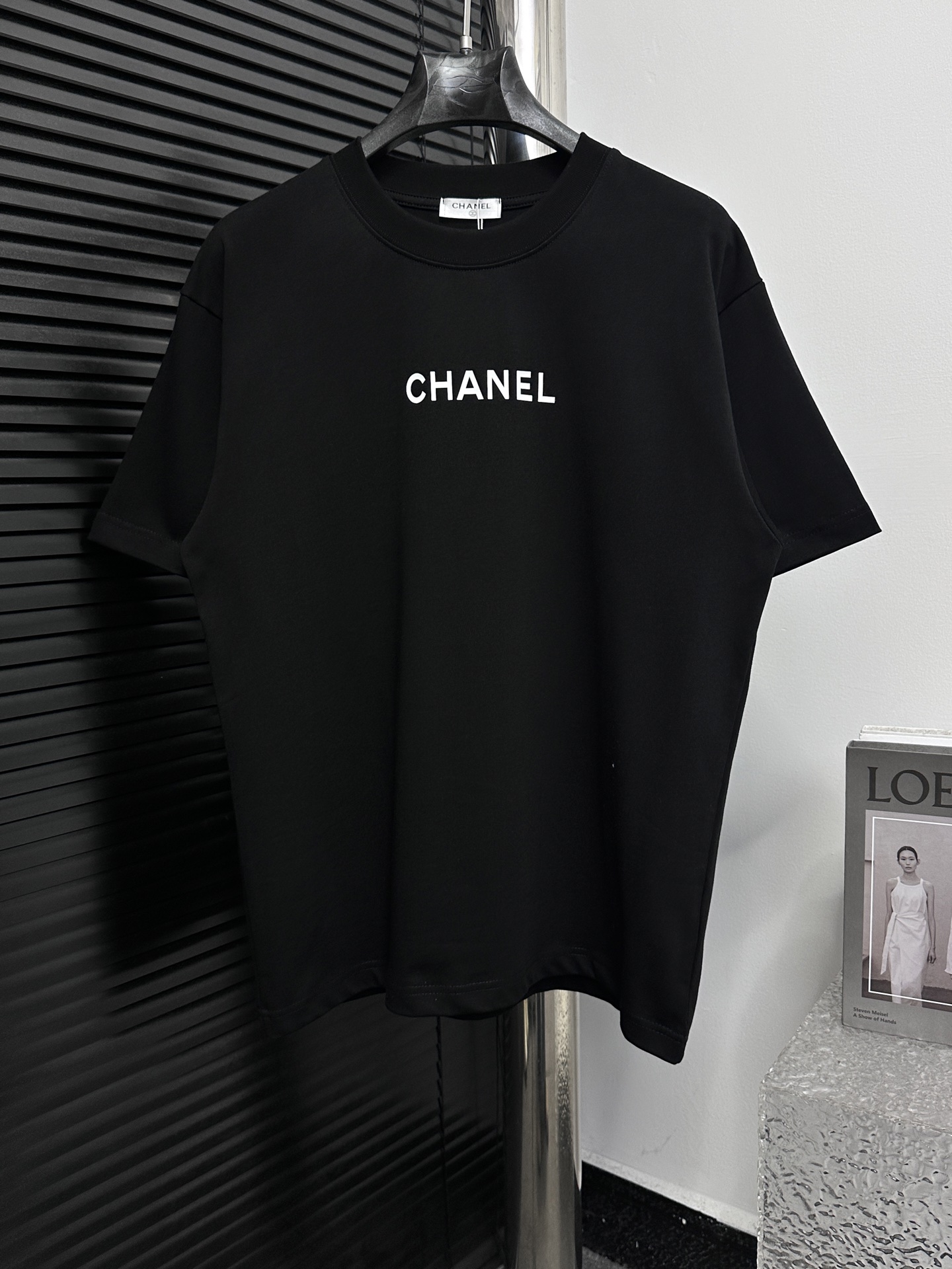 【シャネル】シャネル 2025 ロゴ カップル 半袖Tシャツ