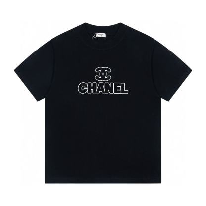 【シャネル】シャネルスタイル 2025 新作 ラウンドネック Tシャツ 半袖 ユニセックス