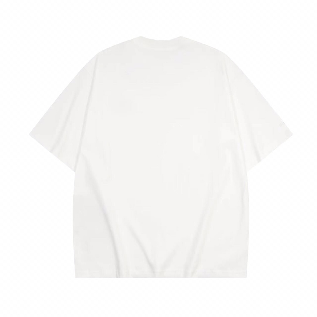 【シャネル】シルバーメタリックソフトエンブロイダリー半袖Tシャツシンプル2025新作