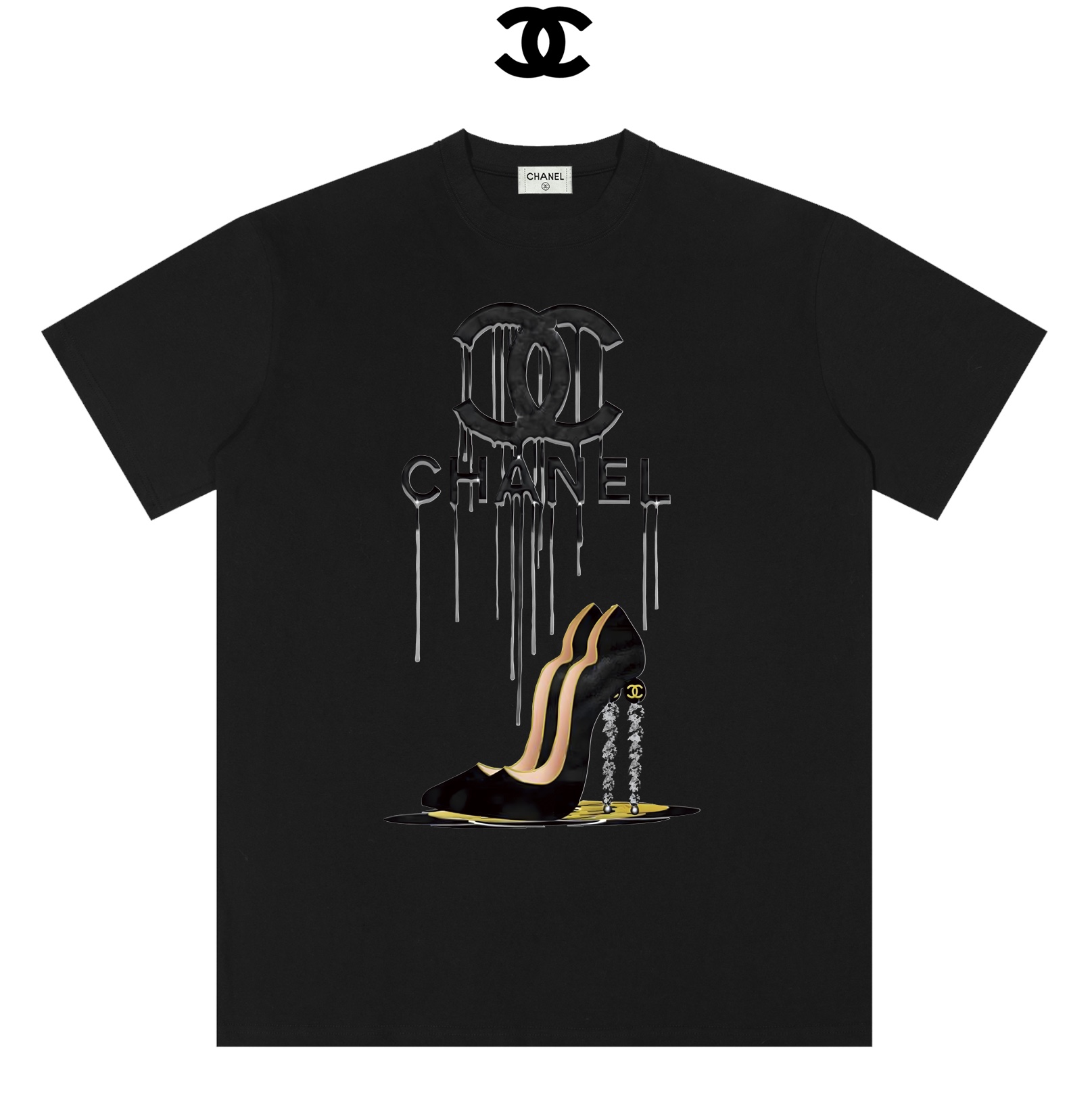 シャネル [CHANEL] 2025 新作 プリント 半袖 Tシャツ