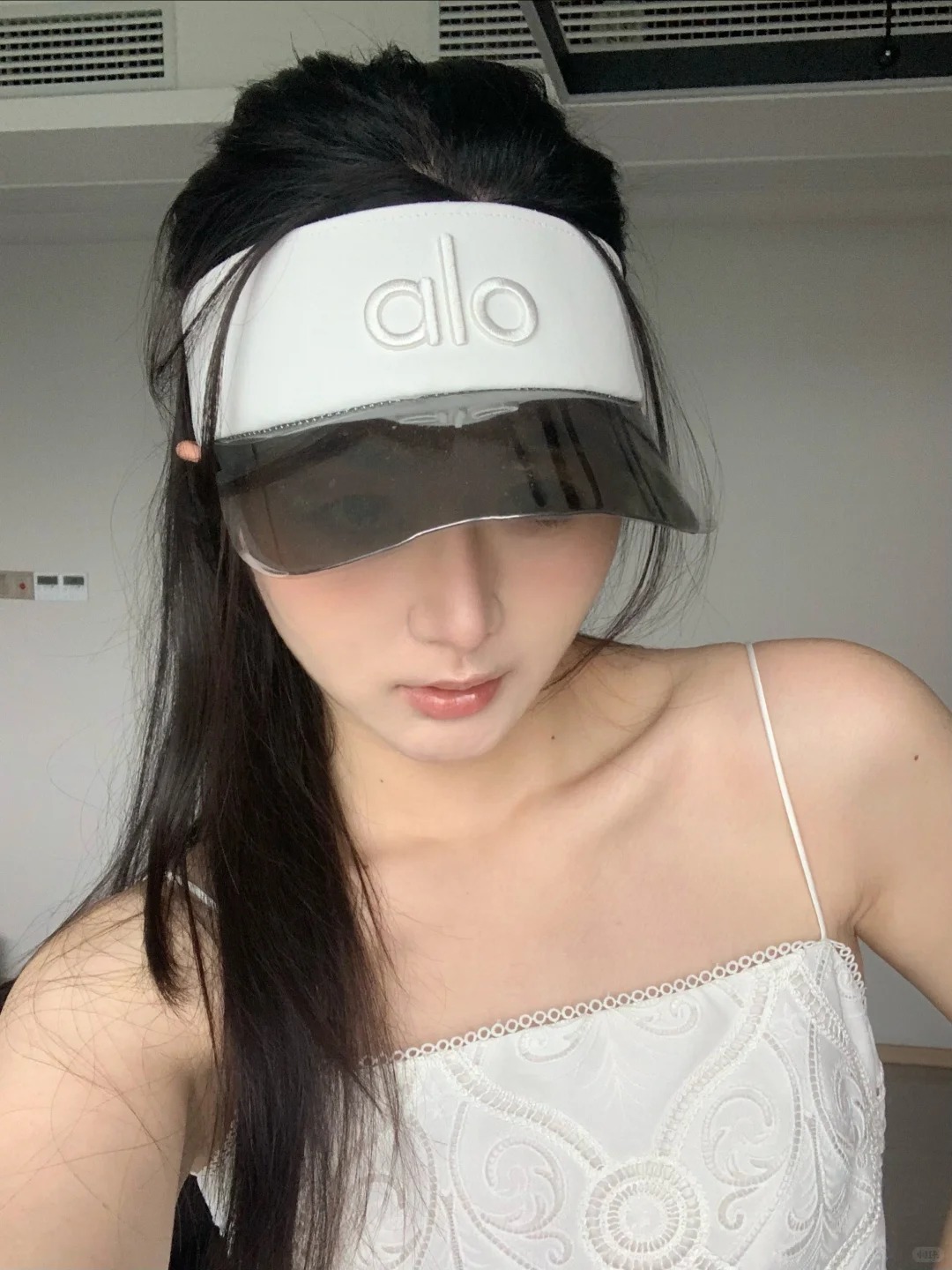 ALO 夏用UVカット ハードトップ サンバイザー帽