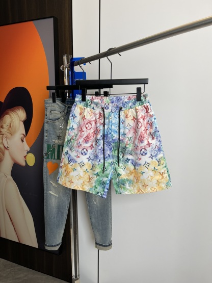ルイ・ヴィトン LV、新作夏メンズカジュアルショートパンツビーチパンツ