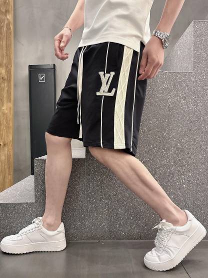 LV ルイ・ヴィトン 2025ss 新作 ショートパンツ リボンステッチ 刺繍 レタード ショートパンツ