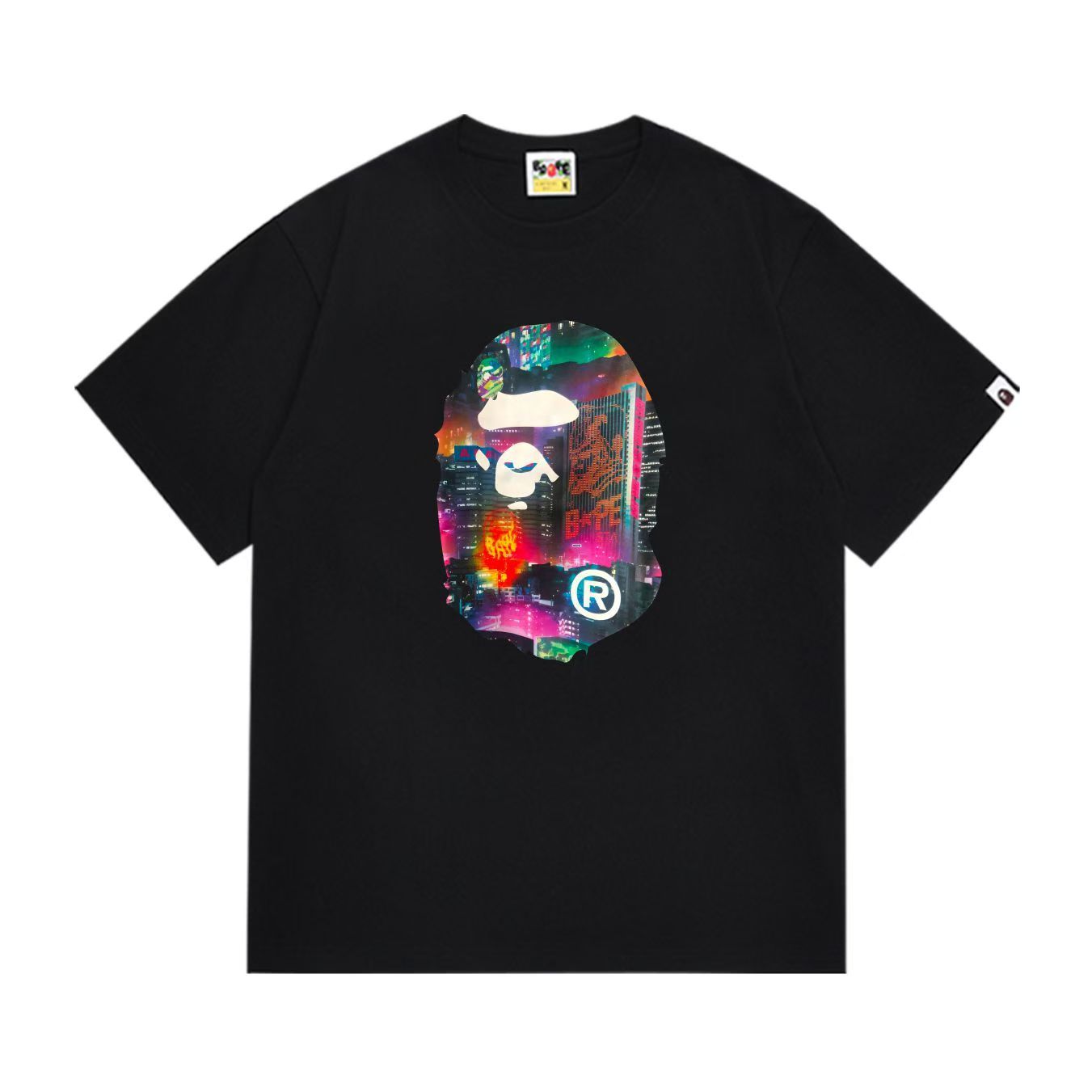 BAPE-2025夏新作ユニセックス半袖プリント
