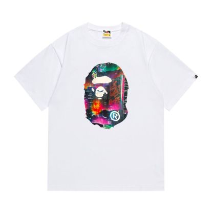 BAPE-2025夏新作ユニセックス半袖プリント