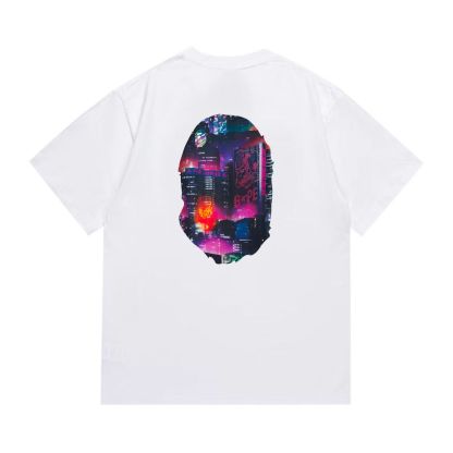 BAPE-2025夏新作ユニセックス半袖プリント