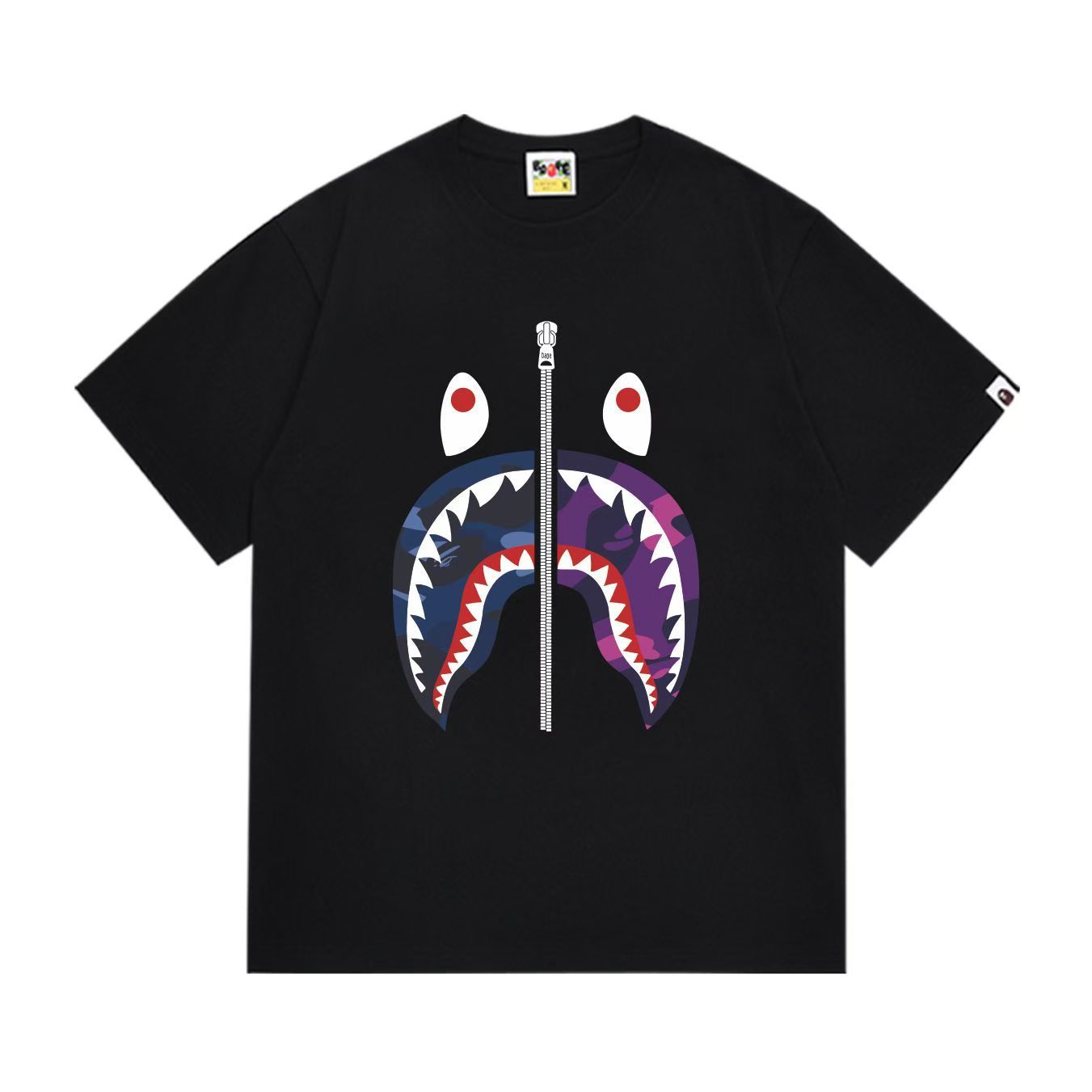 BAPE-2025夏の新作カップル新作男女同じデザイン半袖スタイル