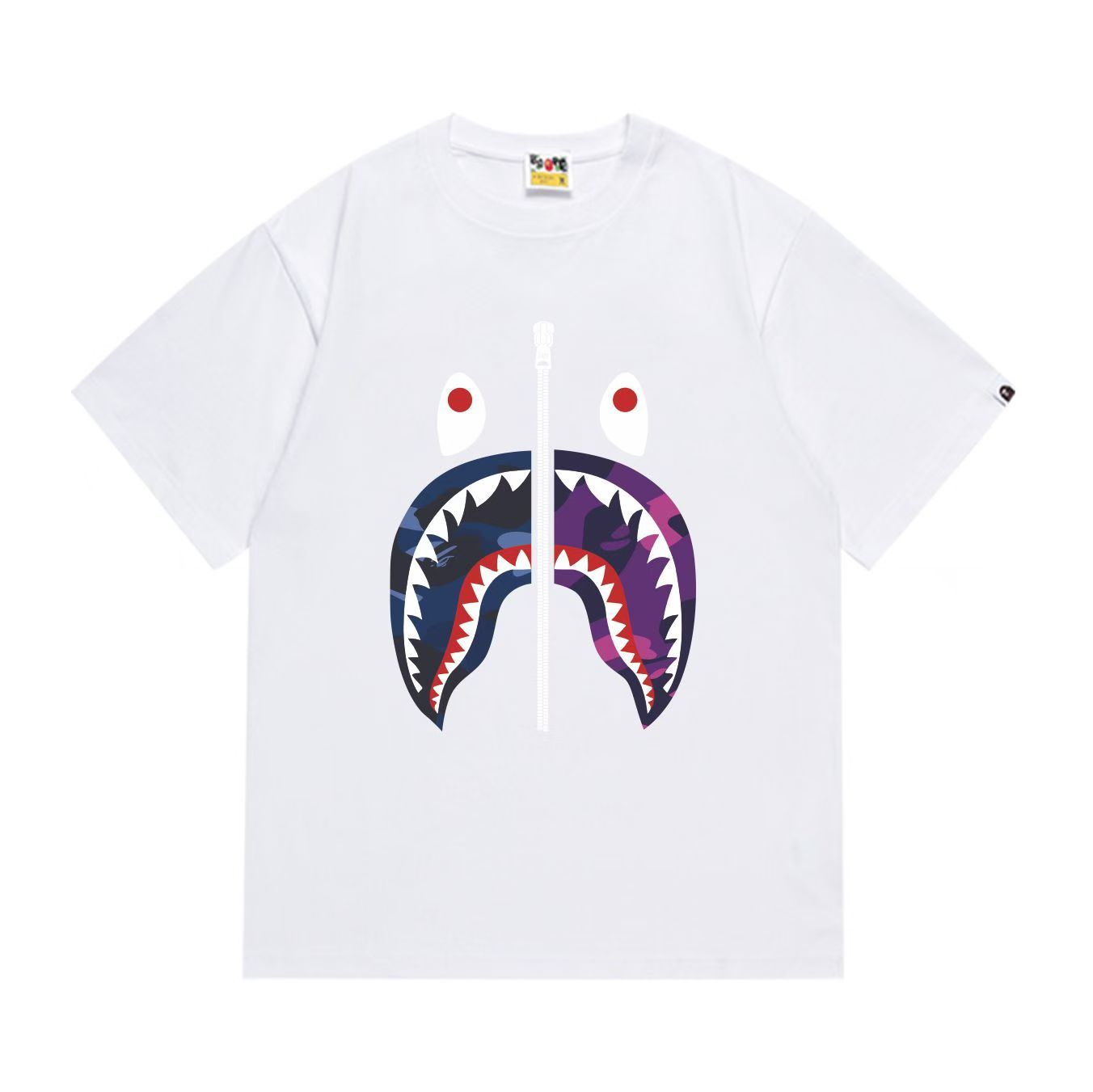 BAPE-2025夏の新作カップル新作男女同じデザイン半袖スタイル