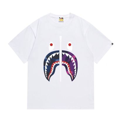 BAPE-2025夏の新作カップル新作男女同じデザイン半袖スタイル