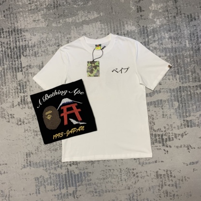 BAPE-2025 夏 トレンド感があり合わせやすい半袖