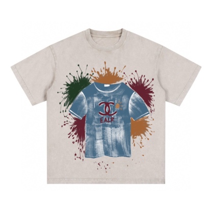 シャネル2025年秋春夏シリーズ OS ルーズフィット ユニセックス 半袖