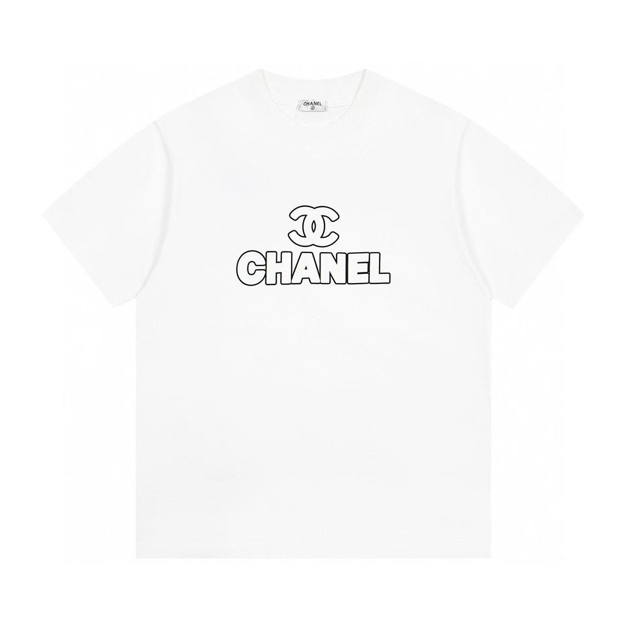 【シャネル】シャネルスタイル 2025 新作 ラウンドネック Tシャツ 半袖 ユニセックス