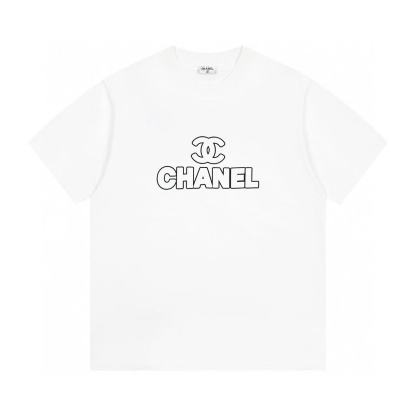 【シャネル】シャネルスタイル 2025 新作 ラウンドネック Tシャツ 半袖 ユニセックス