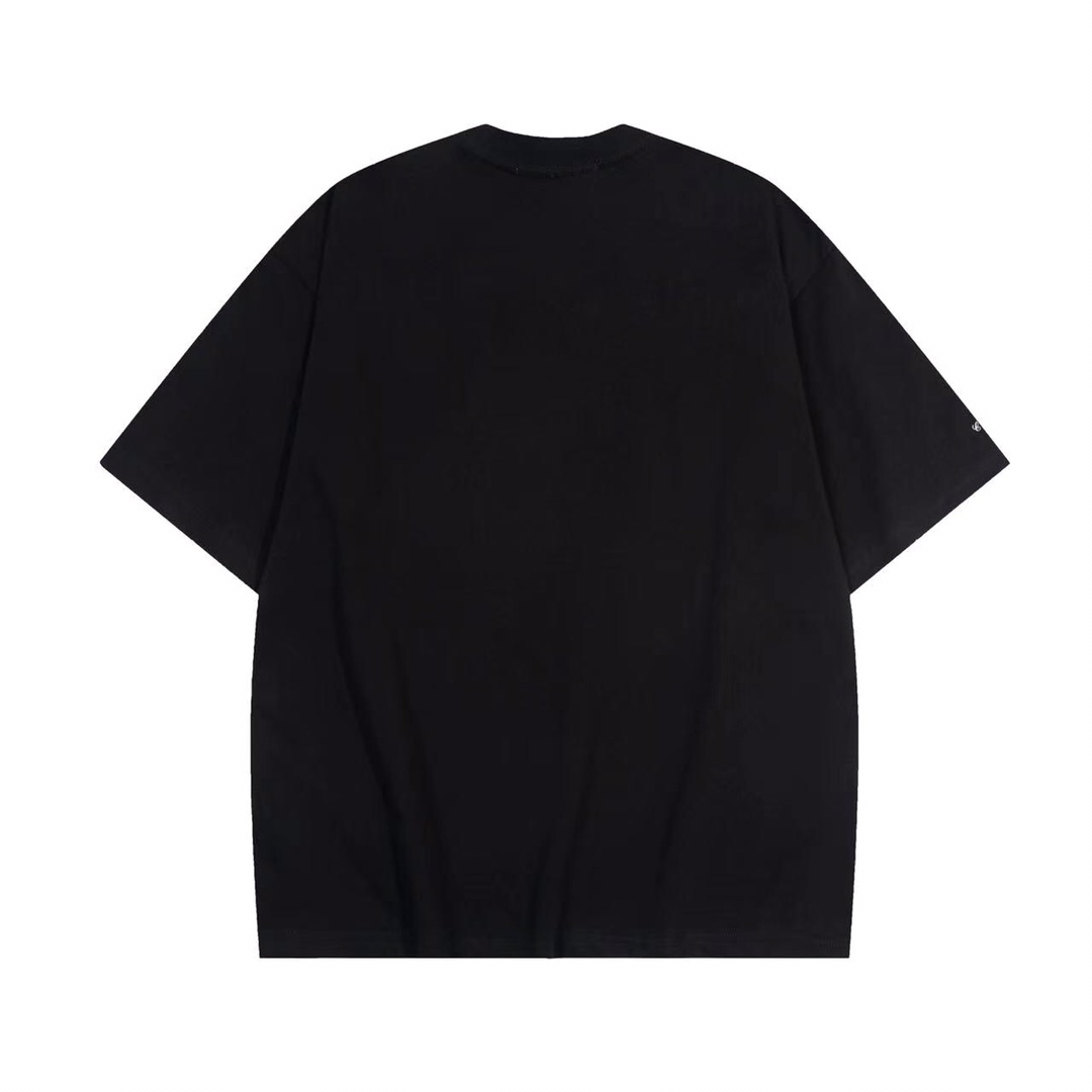 【シャネル】シルバーメタリックソフトエンブロイダリー半袖Tシャツシンプル2025新作