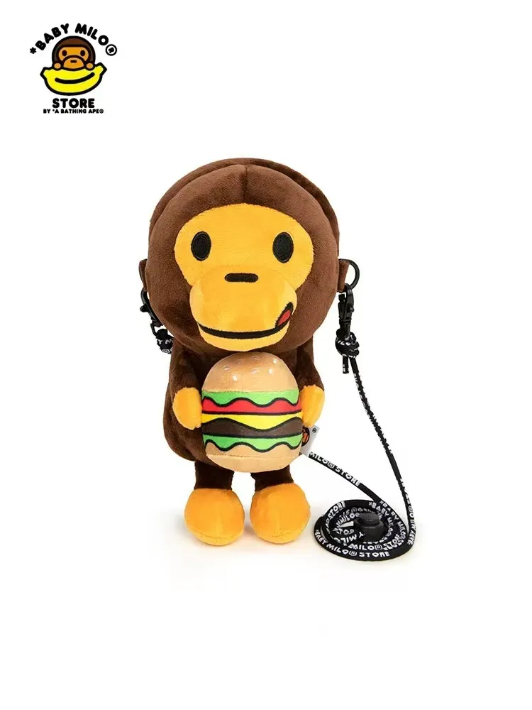 2025 A Bathing Ape BABY MILO PLUSH MOBILE BAG hamburger ~ BAPE BABY MILO STORE