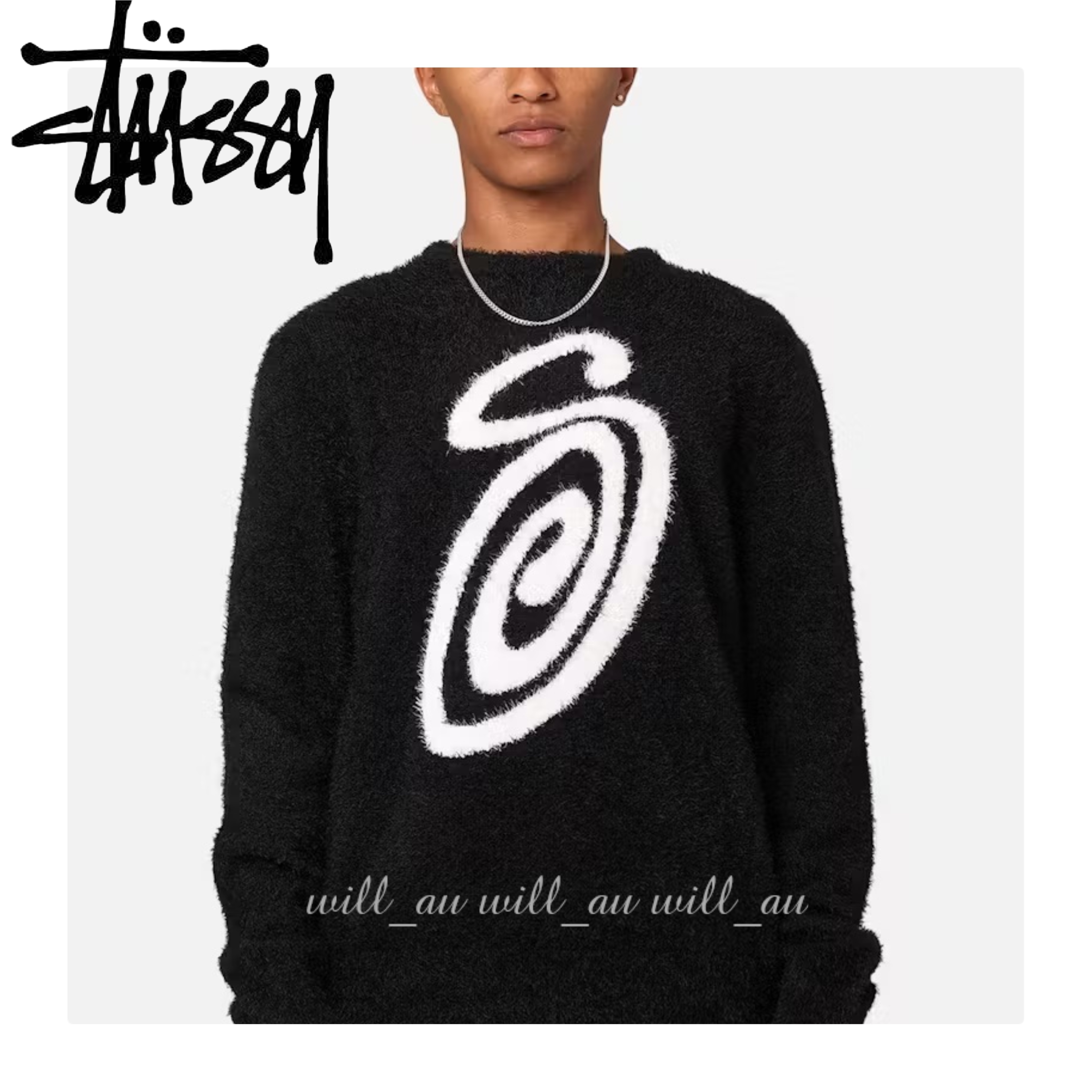 Stussy Curly S Sweater