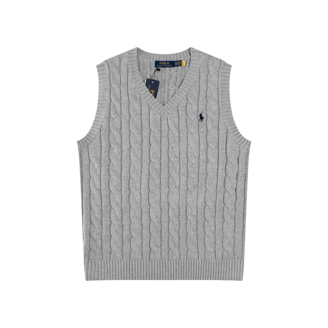 Ralph Laurenン ケーブルニットベスト（ユニセックス）
