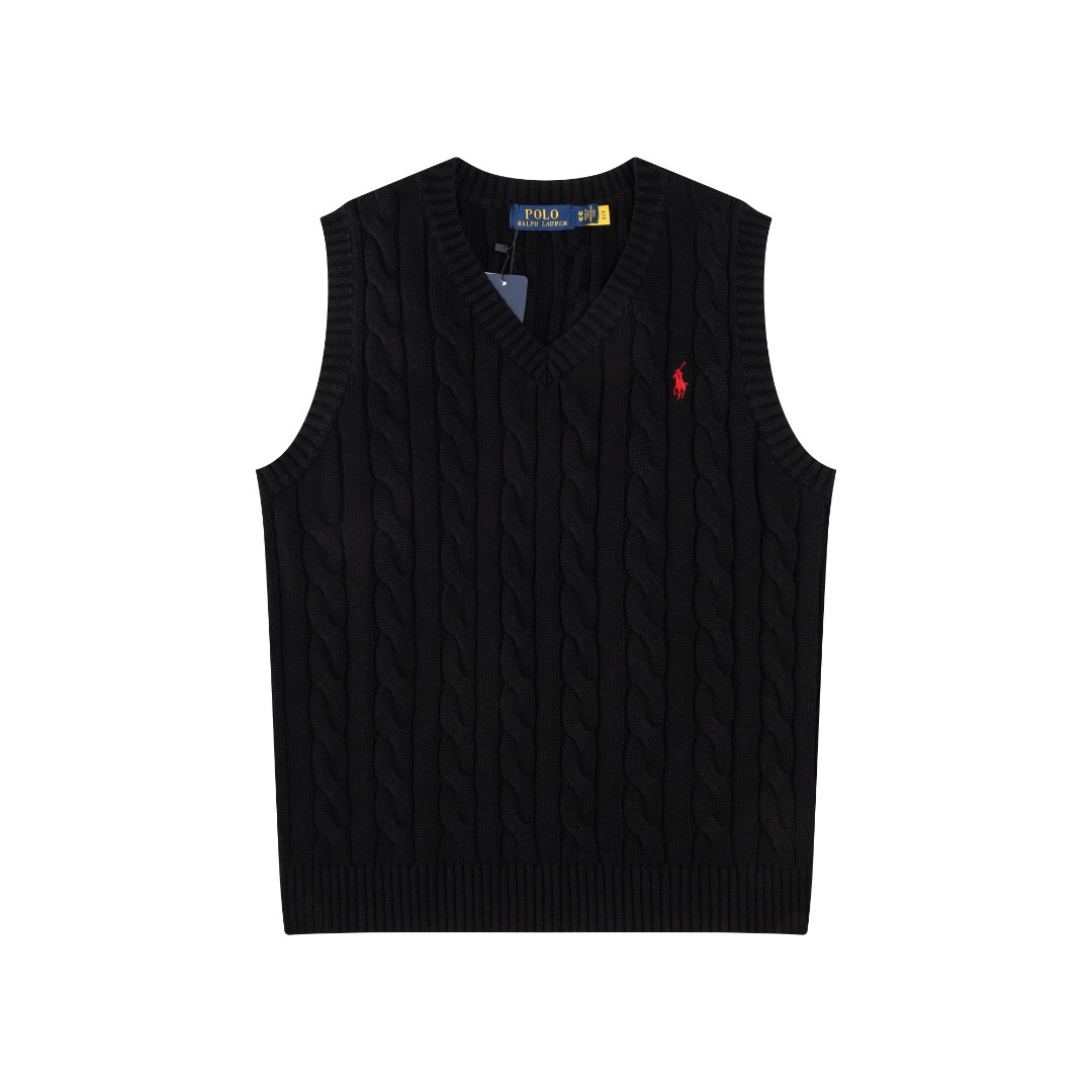 Ralph Laurenン ケーブルニットベスト（ユニセックス）