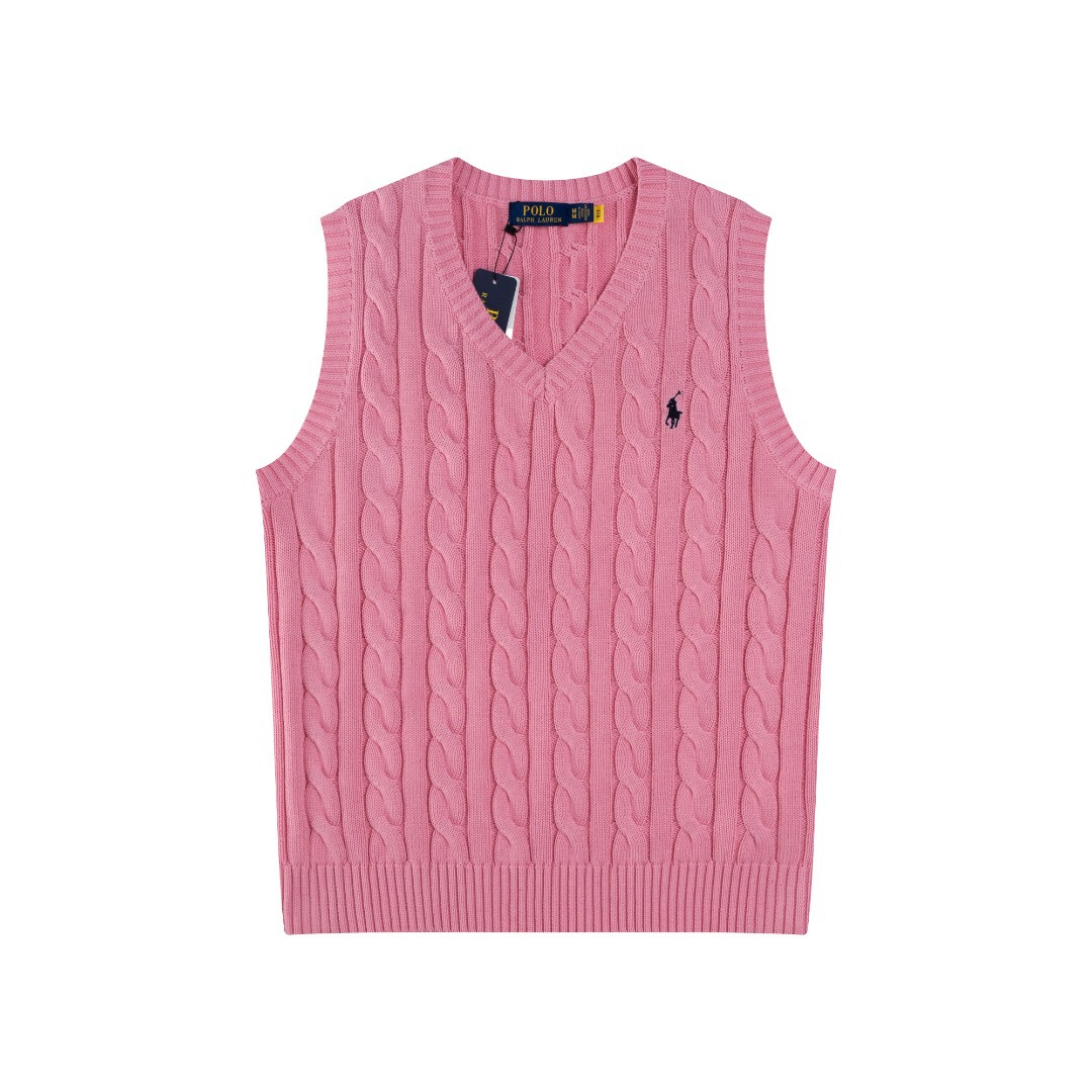 Ralph Laurenン ケーブルニットベスト（ユニセックス）