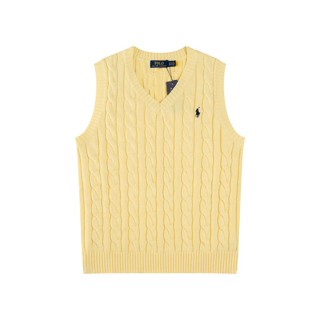 Ralph Laurenン ケーブルニットベスト（ユニセックス）