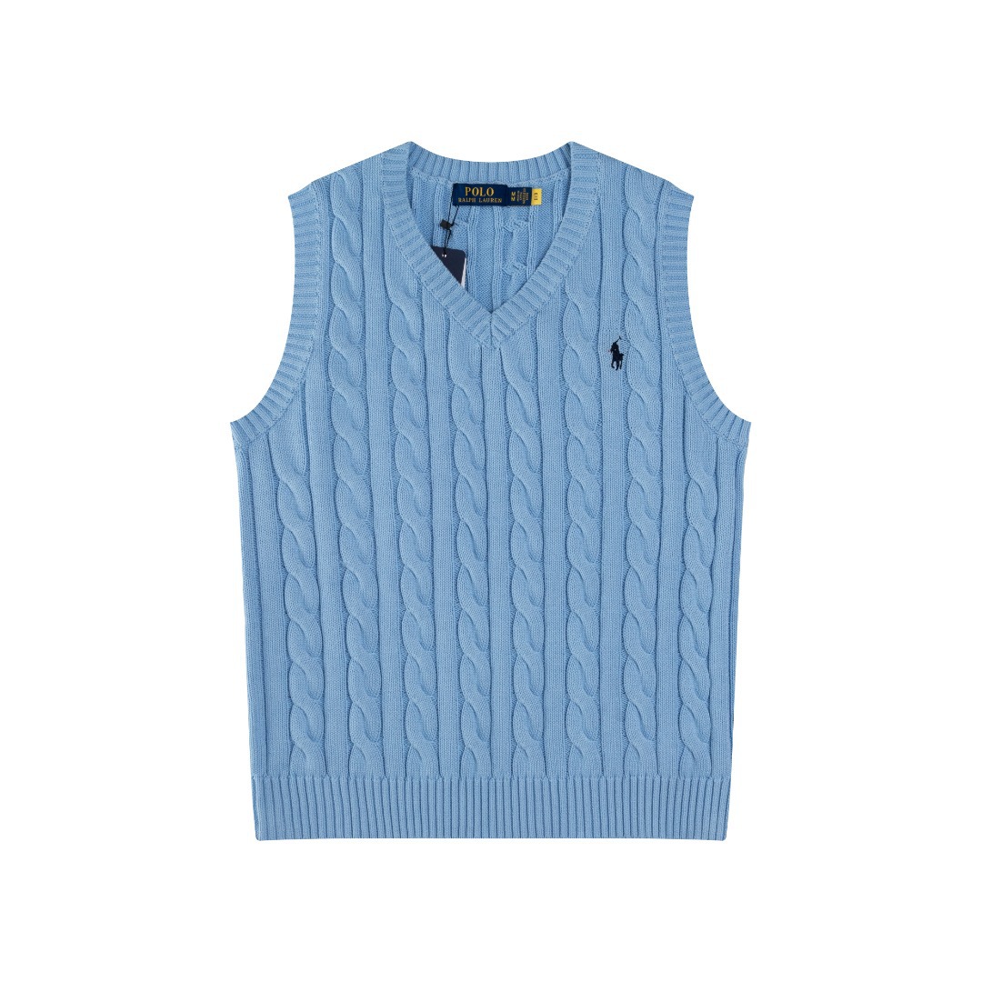 Ralph Laurenン ケーブルニットベスト（ユニセックス）