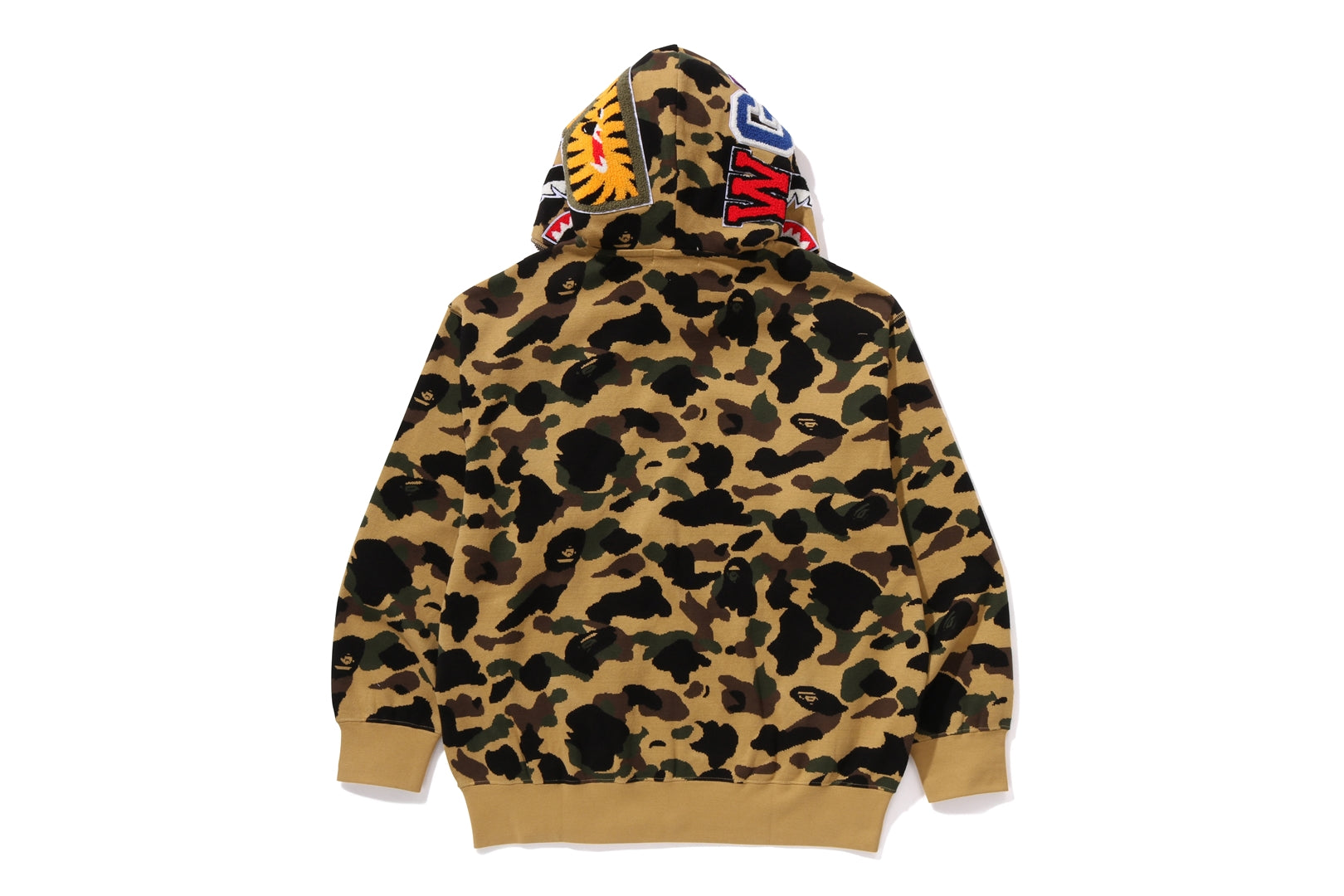 1ST CAMO ジャカード シャーク リラックスフィット フルジップフーディー