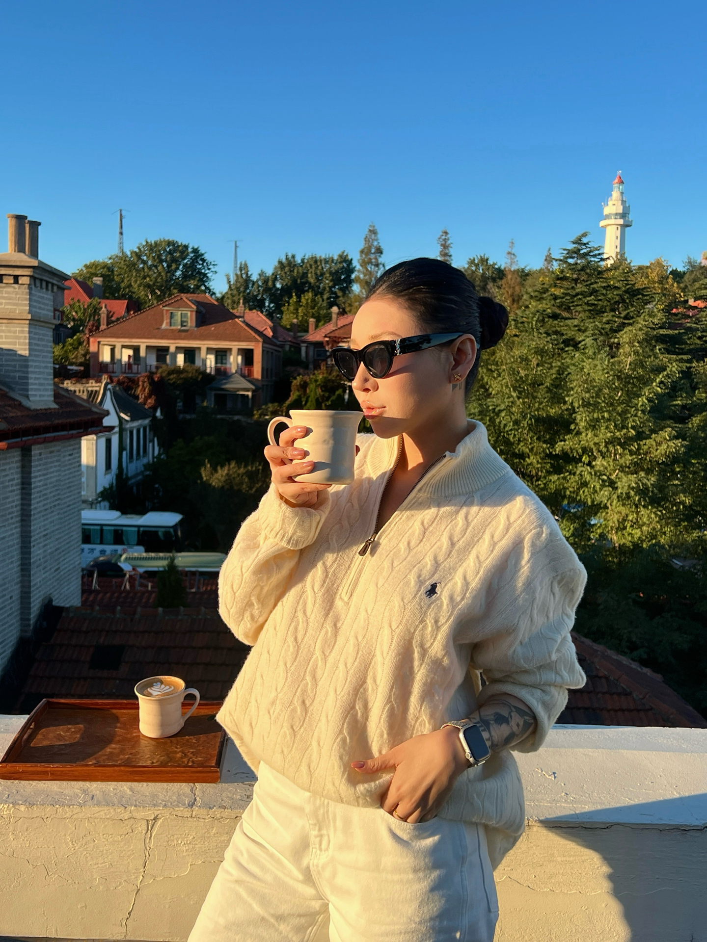 Ralph Lauren 公式フラッグシップストア FW25 ニット ハーフジップセーター、ユニセックス