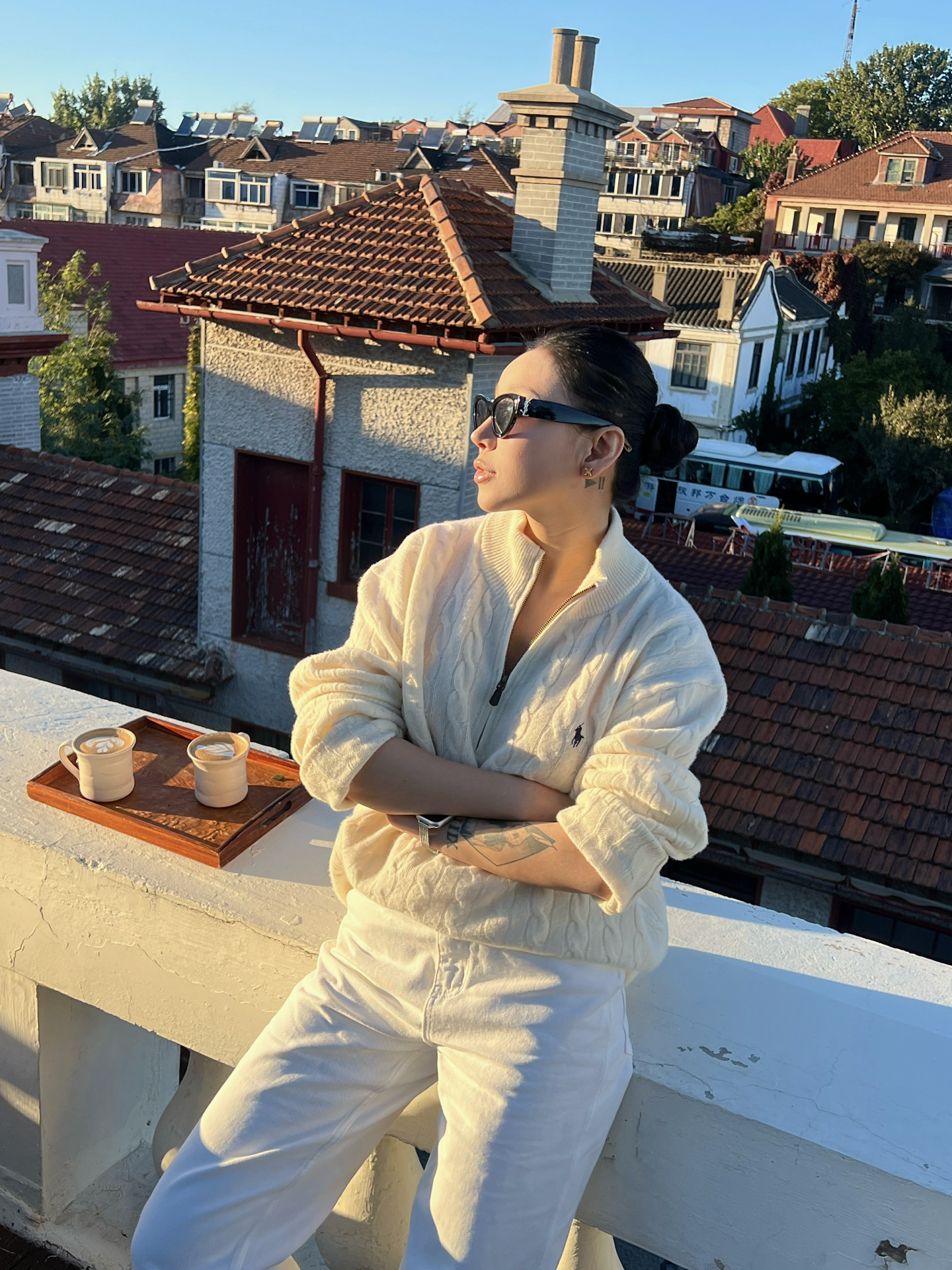 Ralph Lauren 公式フラッグシップストア FW25 ニット ハーフジップセーター、ユニセックス