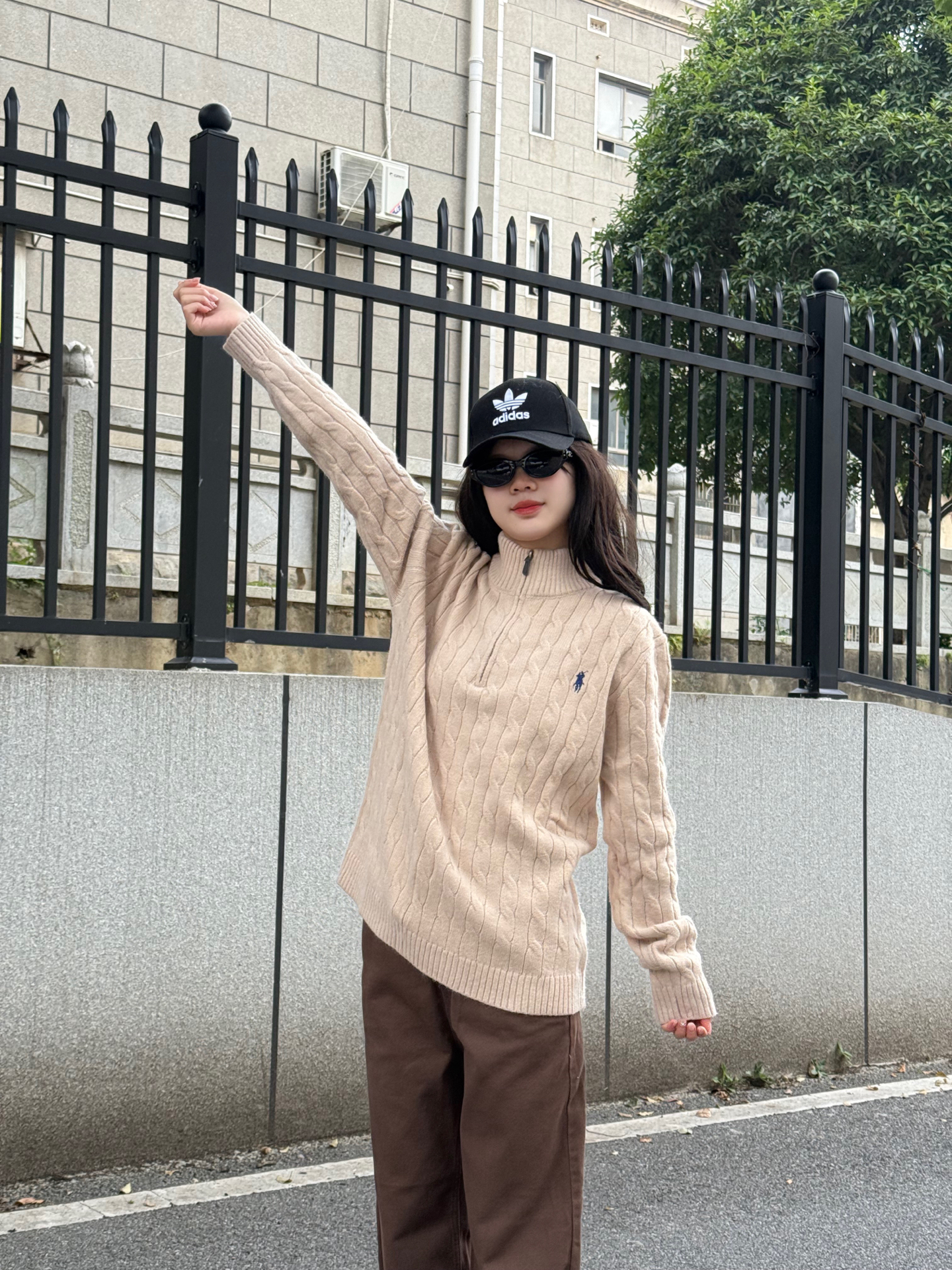 Ralph Lauren 公式フラッグシップストア FW25 ニット ハーフジップセーター、ユニセックス