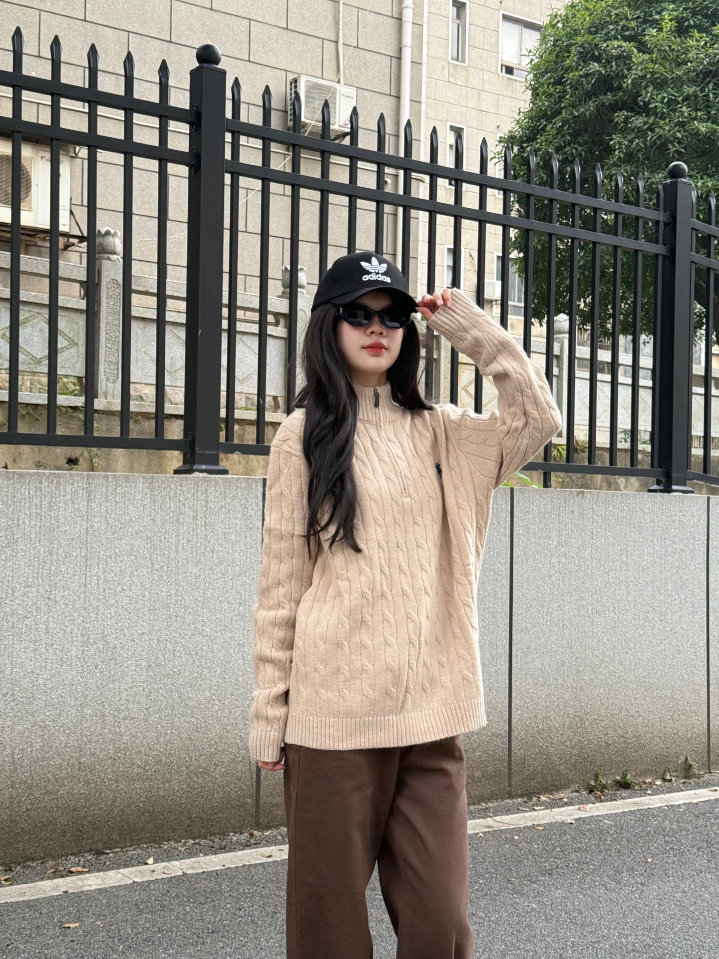 Ralph Lauren 公式フラッグシップストア FW25 ニット ハーフジップセーター、ユニセックス