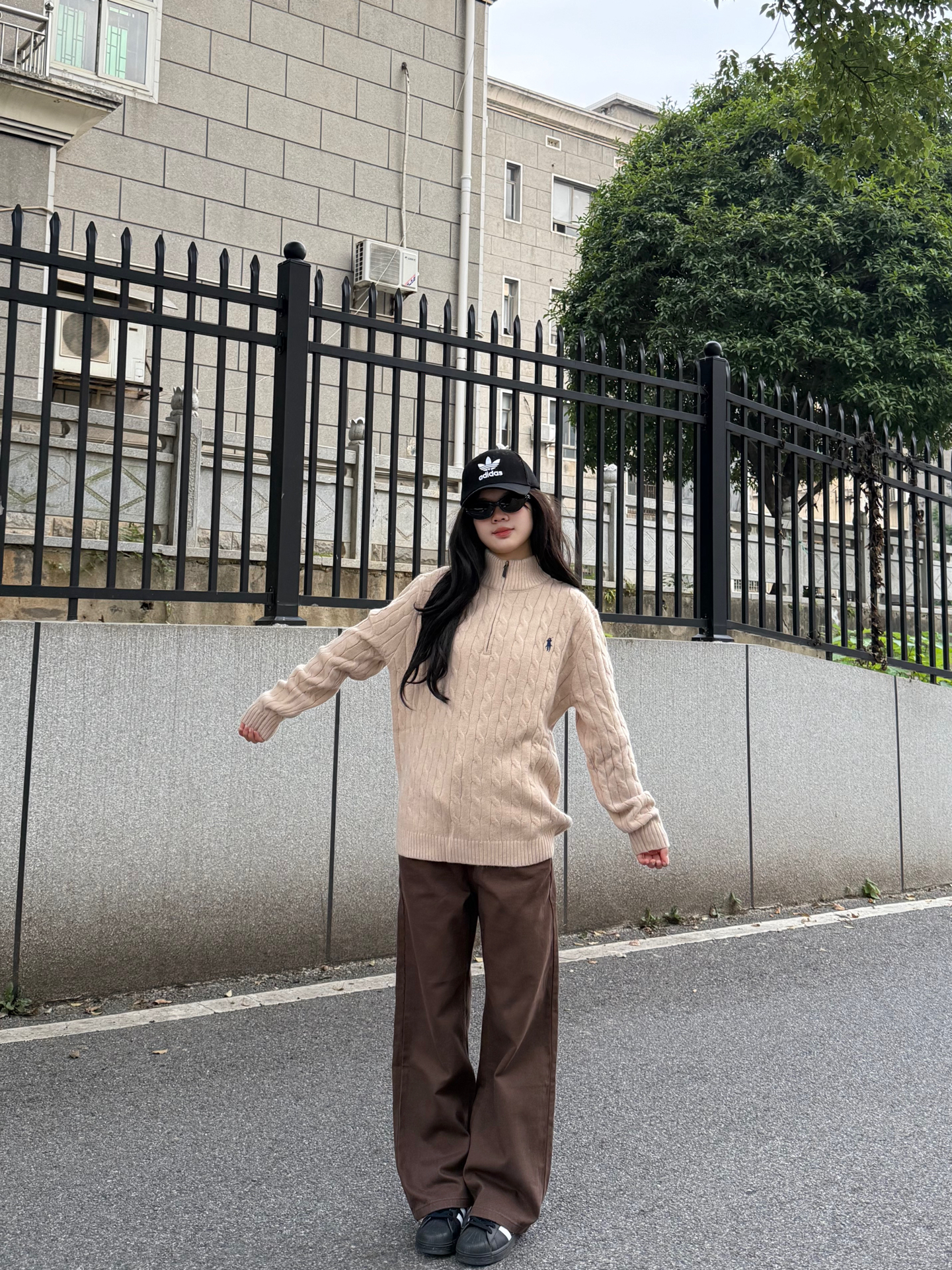 Ralph Lauren 公式フラッグシップストア FW25 ニット ハーフジップセーター、ユニセックス