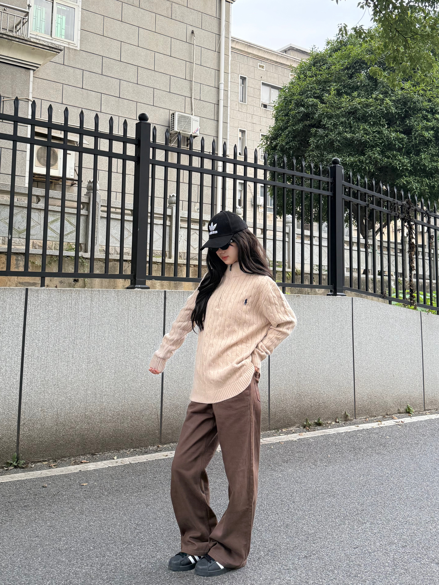 Ralph Lauren 公式フラッグシップストア FW25 ニット ハーフジップセーター、ユニセックス