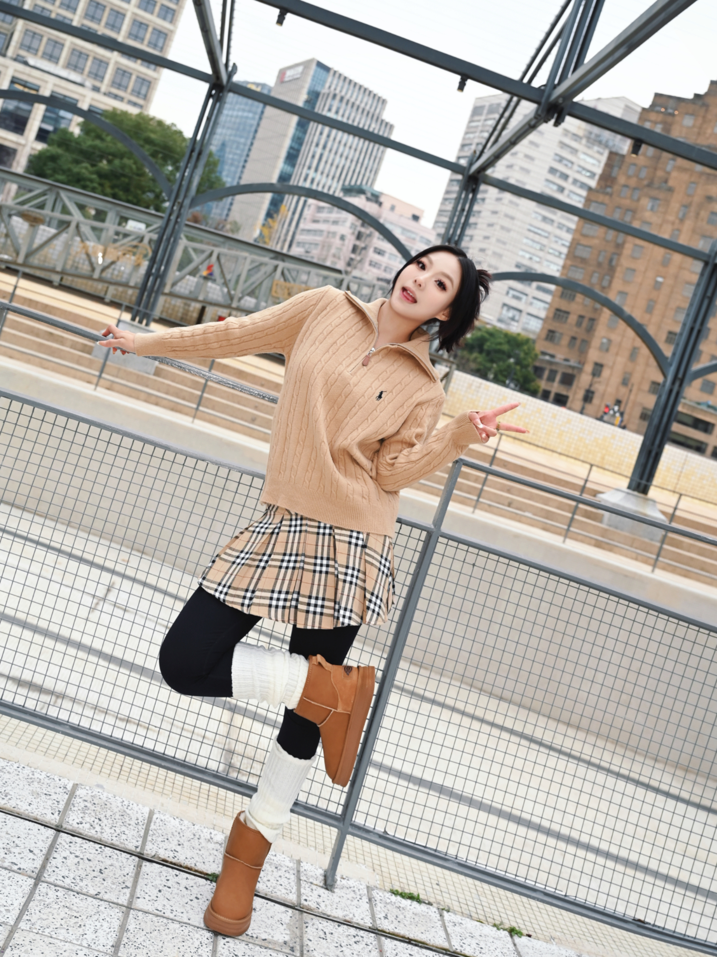 Ralph Lauren 公式フラッグシップストア FW25 ニット ハーフジップセーター、ユニセックス