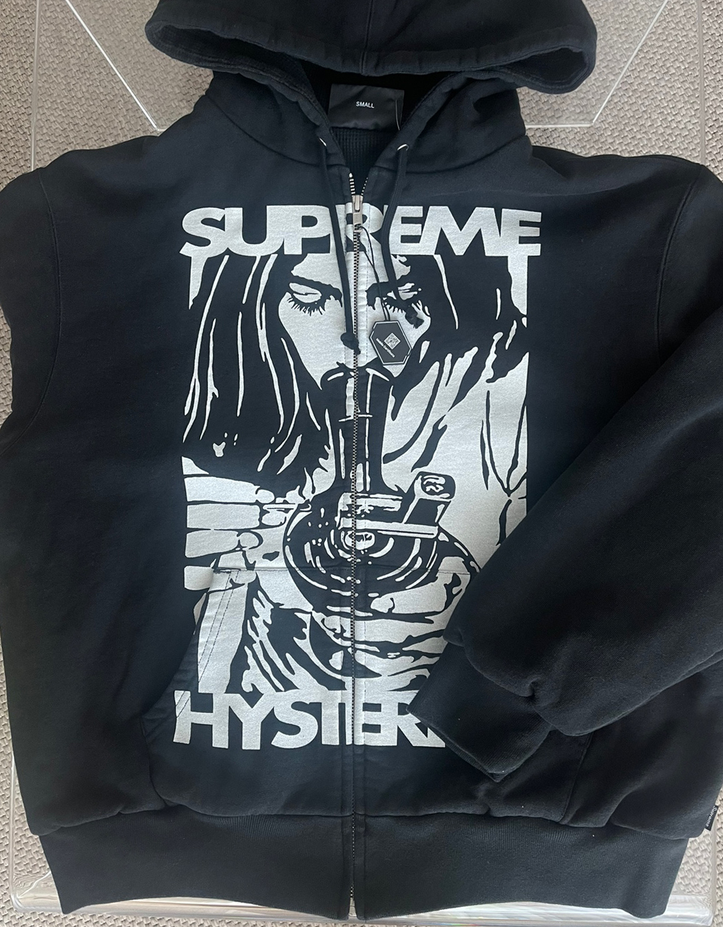 Supreme®/HYSTERIC GLAMOUR Thermal Lined Zip Up Hooded Sweatshirt