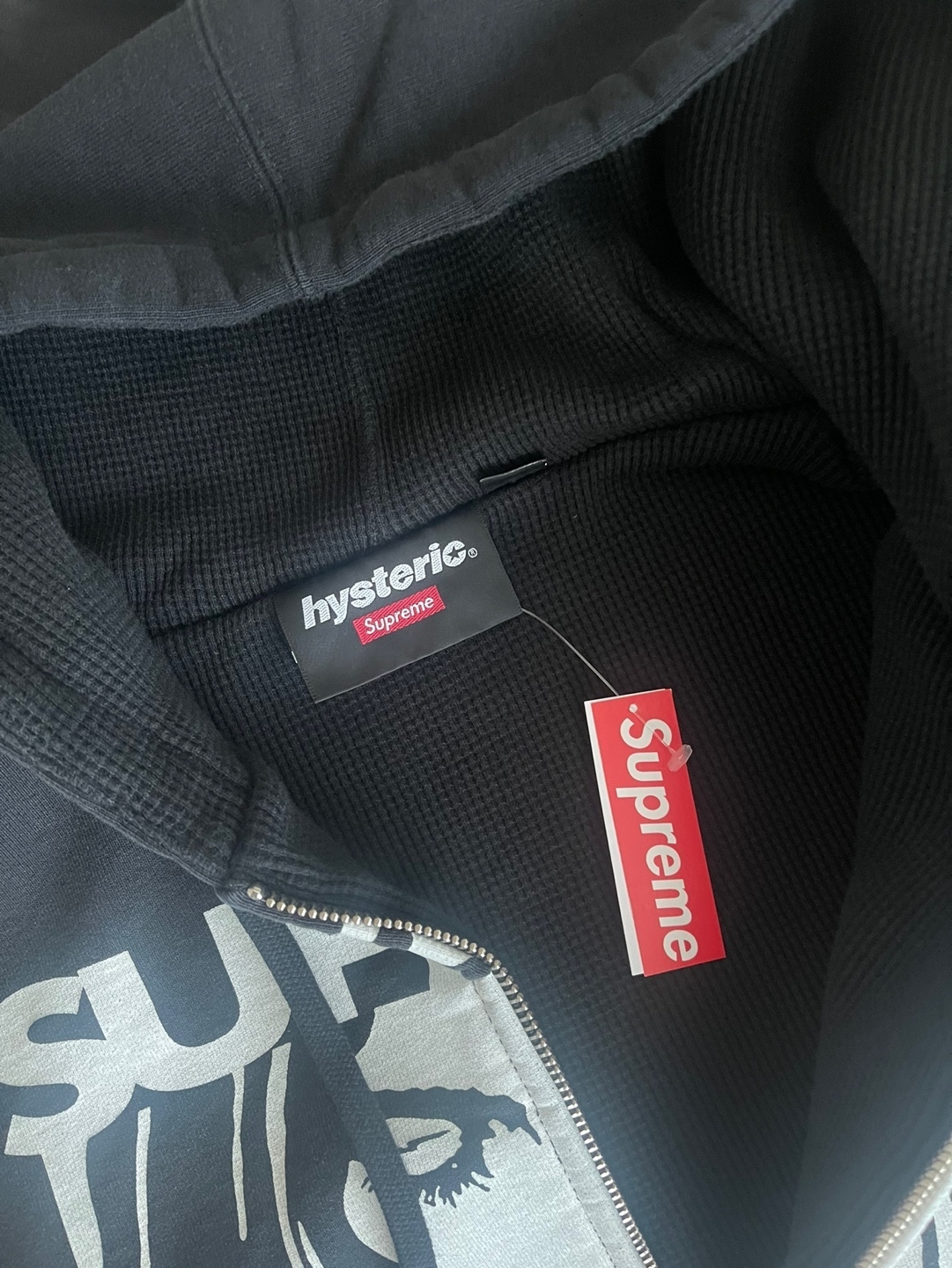 Supreme®/HYSTERIC GLAMOUR Thermal Lined Zip Up Hooded Sweatshirt