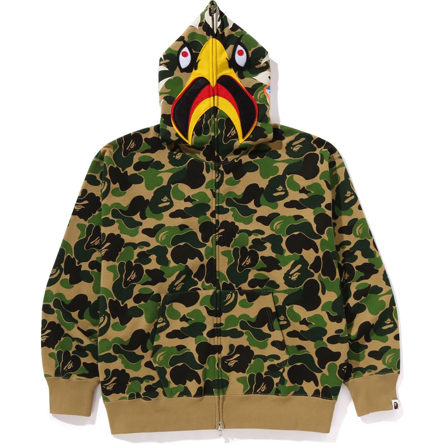 BAPE × READYMADE ABC CAMO イーグル リラックスフィット フルジップフーディー メンズ